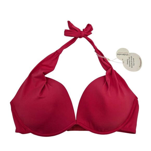 NWT Coco Reef Contours Underwire Halter Style Swim Bikini Top Size 14/38 D - Picture 1 of 6